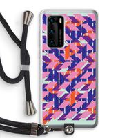 Skew Blush 3: Huawei P40 Transparant Hoesje met koord
