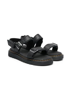 Dr. Martens Kids sandales Stellar à boucle - Noir