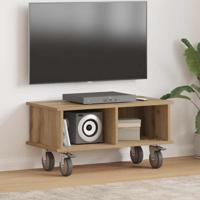 TV-standaard Artisan Eiken 68,5 x 35 x 35 cm Bewerkt hout