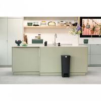 Brabantia 800023 vuilnisbak 40 l Hoek Grijs - thumbnail