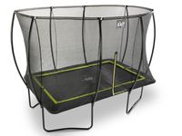 Exit Silhouette trampoline met net - 305 x 214 cm - Zwart - thumbnail