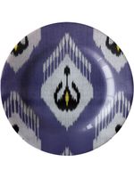 Les-Ottomans assiette en céramique Ikat (19 cm) - Bleu - thumbnail