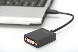 Digitus DA-70842 USB 3.0 DVI Zwart kabeladapter/verloopstukje