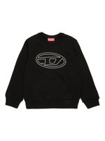 Diesel Kids sweat en coton à logo imprimé - Noir