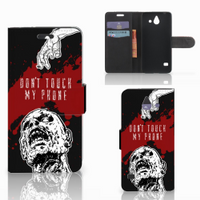 Huawei Ascend Y550 Portemonnee Hoesje Zombie Blood - thumbnail