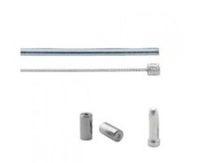 Elvedes Versnellingskabelset 3-speed nexus 1700 / 2250 mm rvs - zilver (op kaart)
