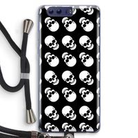 Musketon Skulls: Honor 9 Transparant Hoesje met koord