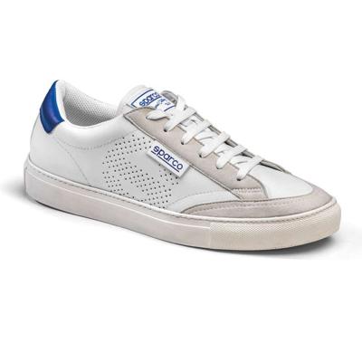 Casual Herensneakers Sparco S-Time Blauw Wit Schoenmaat 38