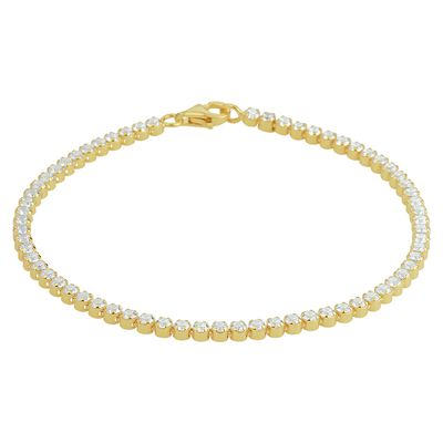 Tennisarmband Zirkonia Goudkleurig 2,5 mm