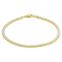 Tennisarmband Zirkonia Goudkleurig 2,5 mm