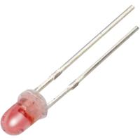 TRU COMPONENTS YBR-30FRW00 Bedrade LED Rood, Wit Rond 3 mm 1400 mcd, 1300 mcd 35 °, 18 ° 20 mA, 20 mA 2 V, 3.3 V