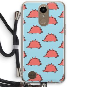 Dinosawrr: LG K10 (2017) Transparant Hoesje met koord