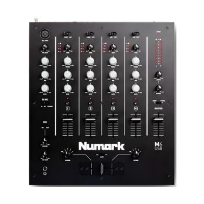 Numark M6 USB BLACK 4 kanaals DJ mixer