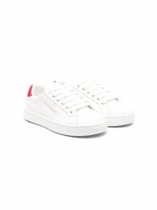 Palm Angels Kids baskets à logo imprimé - Blanc
