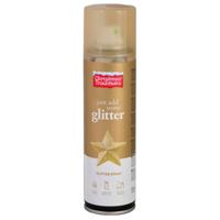 Decoratie spray - goud - glitter -150 ml - spuitbus - decospray