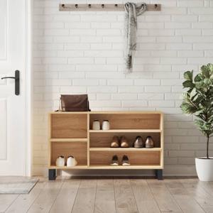 VidaXL Schoenenkast 102x36x60 cm bewerkt hout sonoma eikenkleurig