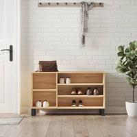 VidaXL Schoenenkast 102x36x60 cm bewerkt hout sonoma eikenkleurig - thumbnail
