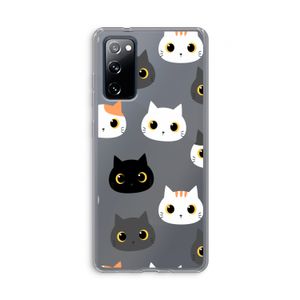 Katten: Samsung Galaxy S20 FE / S20 FE 5G Transparant Hoesje