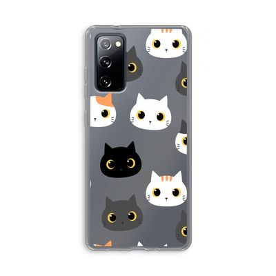Katten: Samsung Galaxy S20 FE / S20 FE 5G Transparant Hoesje
