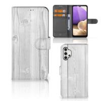Samsung Galaxy A32 4G | Book Style Case | White Wood