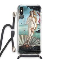 Birth Of Venus: iPhone XS Transparant Hoesje met koord
