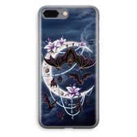 Vleermuizen Maan: iPhone 8 Plus Transparant Hoesje
