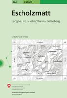 Wandelkaart - Topografische kaart 244 Escholzmatt | Swisstopo - thumbnail