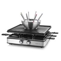 Emerio RG-128187 Racletteset Zwart Emerio RG-128187 Racletteset Zwart