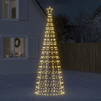VidaXL Led-kerstboom met spikes 570 leds warm wit 300 cm