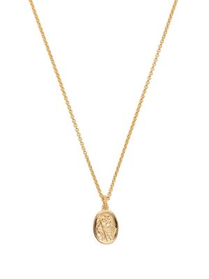 DOWER AND HALL collier à pendentif St. Christopher - Or