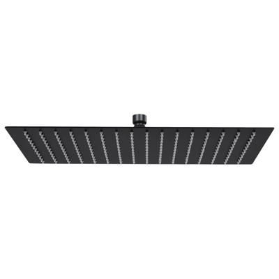 VidaXL Regendouchekop rechthoekig 40x30 cm roestvrij staal zwart