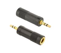 6,35 mm naar 3,5 mm audio-adapterstekker