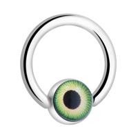 Eye-Ball Closure Ring Piercingringen