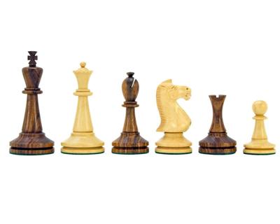 Blackmore Serie Sheesham- en Buksboom Schaakstukken 10 cm