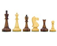 Blackmore Serie Sheesham- en Buksboom Schaakstukken 10 cm