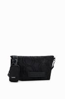 Schoudertas met cirkels - BLACK - U