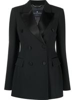 Ermanno Scervino blazer croisé à revers pointus - Noir