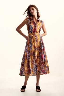 Jurk ontworpen door Mr. Christian Lacroix - MATERIAL FINISHES - L Jurk ontworpen door Mr. Christian Lacroix - MATERIAL FINISHES - L