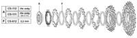 Campagnolo cassette tandwiel 13t a 11 speed zilver