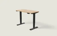 Desktronic HomePro bureau Zwart / Massief Eiken / 120x60 cm