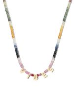 Roxanne First collier Good Vibes en or 14ct serti de saphirs - Multicolore