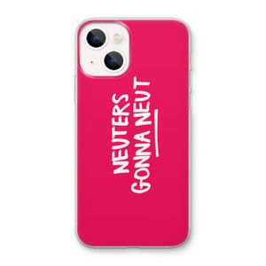 Neuters (roze): iPhone 13 mini Transparant Hoesje