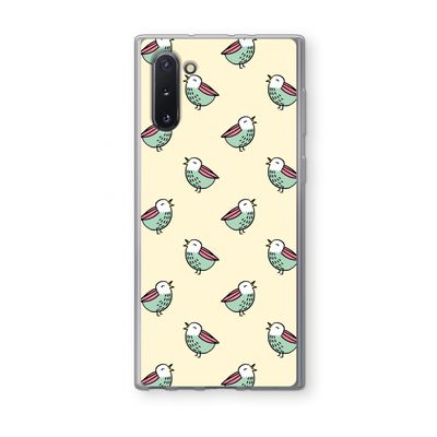 Vogeltjes: Samsung Galaxy Note 10 Transparant Hoesje