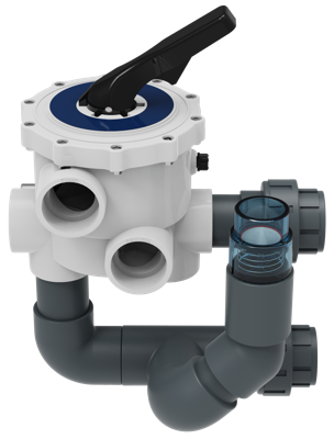 Aquaforte Econobead EB60-100-140 Zeswegklep 63mm voor Optimale Vijverwater Helderheid