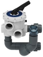 Aquaforte Econobead EB60-100-140 Zeswegklep 63mm voor Optimale Vijverwater Helderheid