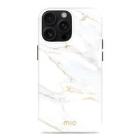 MIO White Marble Magsafe Compatible for iPhone 16 Pro