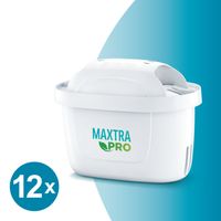 BRITA MAXTRA PRO Waterfilter (12-pack) - 4-Staps Filtratie voor Schoner Drinkwater