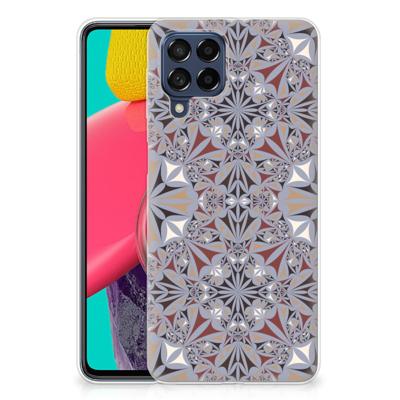 Samsung Galaxy M53 | TPU | Siliconen hoesje | Flower Tiles