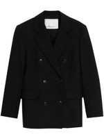 3.1 Phillip Lim blazer en maille à boutonnière croisée - Noir