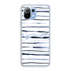 Ink Stripes: Xiaomi Mi 11 Lite Transparant Hoesje